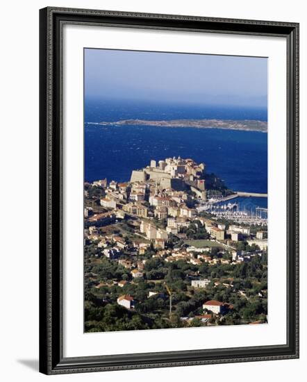 Citadel and Calvi, Corsica, France, Mediterranean, Europe-Yadid Levy-Framed Photographic Print