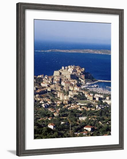 Citadel and Calvi, Corsica, France, Mediterranean, Europe-Yadid Levy-Framed Photographic Print