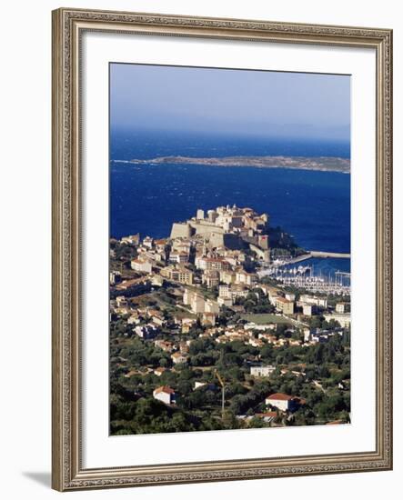 Citadel and Calvi, Corsica, France, Mediterranean, Europe-Yadid Levy-Framed Photographic Print