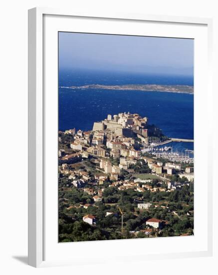 Citadel and Calvi, Corsica, France, Mediterranean, Europe-Yadid Levy-Framed Photographic Print