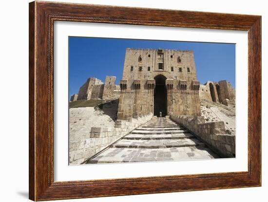 Citadel of Aleppo (Unesco World Heritage List, 1986), 13th Century, Syria-null-Framed Photographic Print