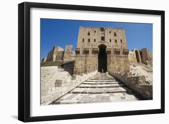 Citadel of Aleppo (Unesco World Heritage List, 1986), 13th Century, Syria-null-Framed Photographic Print