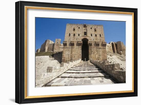 Citadel of Aleppo (Unesco World Heritage List, 1986), 13th Century, Syria-null-Framed Photographic Print