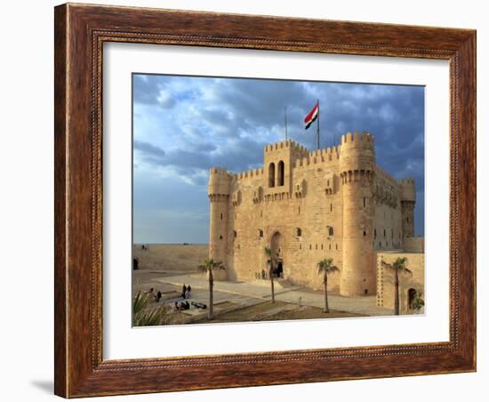 Citadel of Qaitbay, Alexandria, Egypt-Ivan Vdovin-Framed Photographic Print