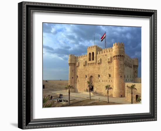 Citadel of Qaitbay, Alexandria, Egypt-Ivan Vdovin-Framed Photographic Print