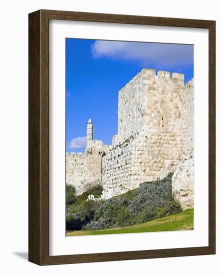 Citadel (Tower of David), Old City Walls, UNESCO World Heritage Site, Jerusalem, Israel-Gavin Hellier-Framed Photographic Print