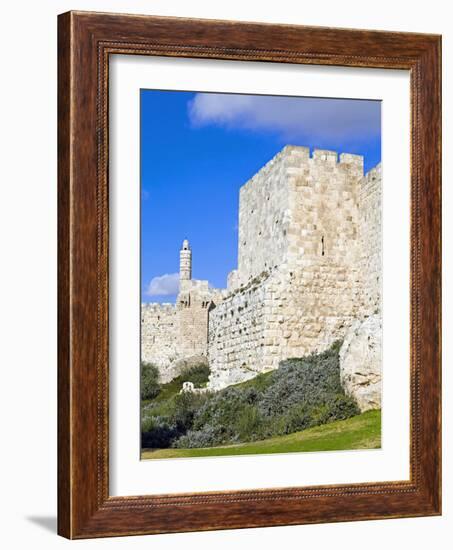 Citadel (Tower of David), Old City Walls, UNESCO World Heritage Site, Jerusalem, Israel-Gavin Hellier-Framed Photographic Print