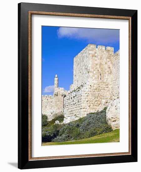 Citadel (Tower of David), Old City Walls, UNESCO World Heritage Site, Jerusalem, Israel-Gavin Hellier-Framed Photographic Print