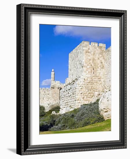 Citadel (Tower of David), Old City Walls, UNESCO World Heritage Site, Jerusalem, Israel-Gavin Hellier-Framed Photographic Print