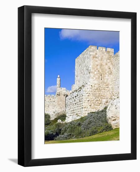 Citadel (Tower of David), Old City Walls, UNESCO World Heritage Site, Jerusalem, Israel-Gavin Hellier-Framed Photographic Print