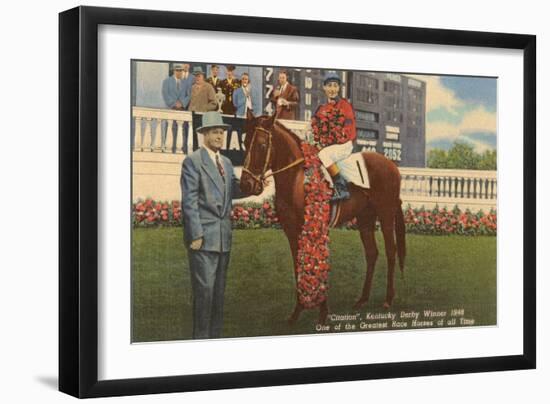 Citation, Kentucky Derby Winner-null-Framed Art Print