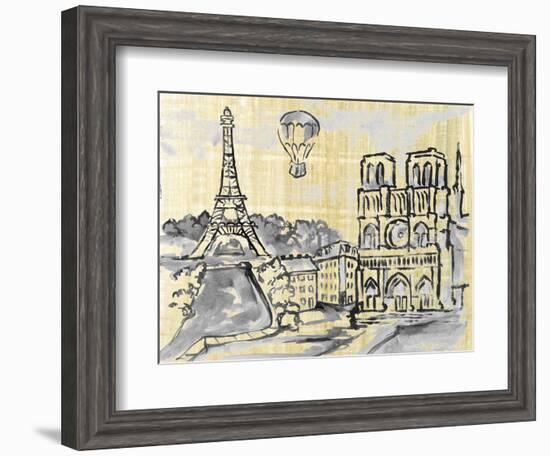 Cities II-Margaret Ferry-Framed Art Print