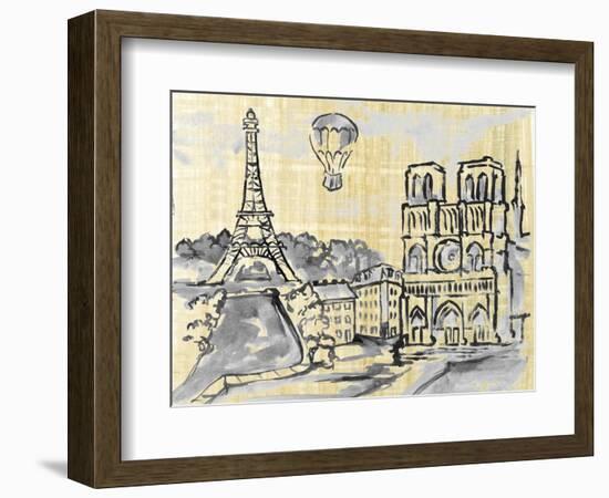 Cities II-Margaret Ferry-Framed Art Print