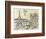 Cities II-Margaret Ferry-Framed Art Print