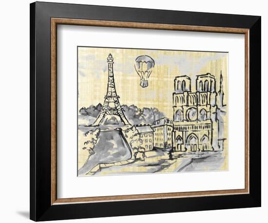 Cities II-Margaret Ferry-Framed Art Print