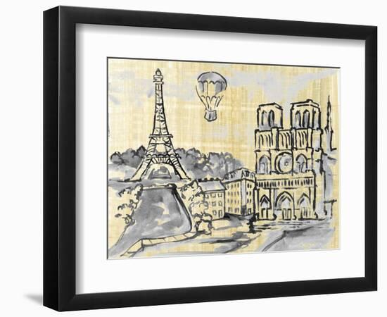 Cities II-Margaret Ferry-Framed Art Print