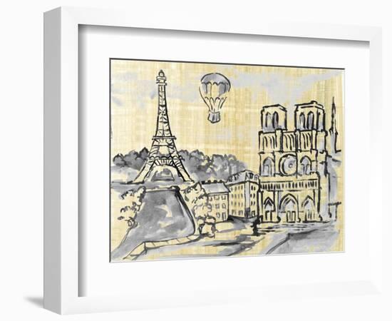 Cities II-Margaret Ferry-Framed Art Print