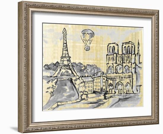 Cities II-Margaret Ferry-Framed Art Print