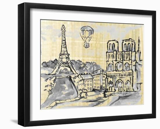 Cities II-Margaret Ferry-Framed Art Print