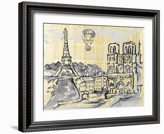 Cities II-Margaret Ferry-Framed Art Print