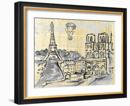 Cities II-Margaret Ferry-Framed Art Print