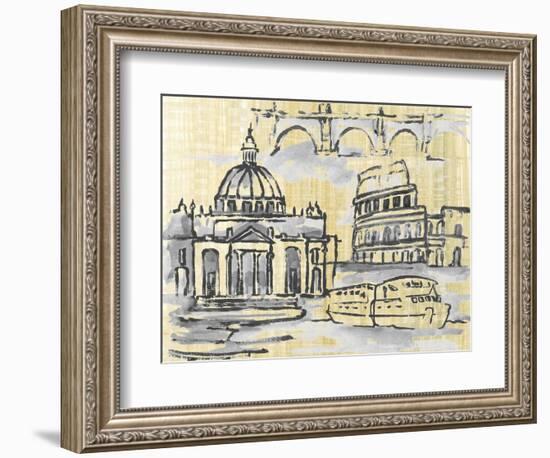 Cities III-Margaret Ferry-Framed Art Print