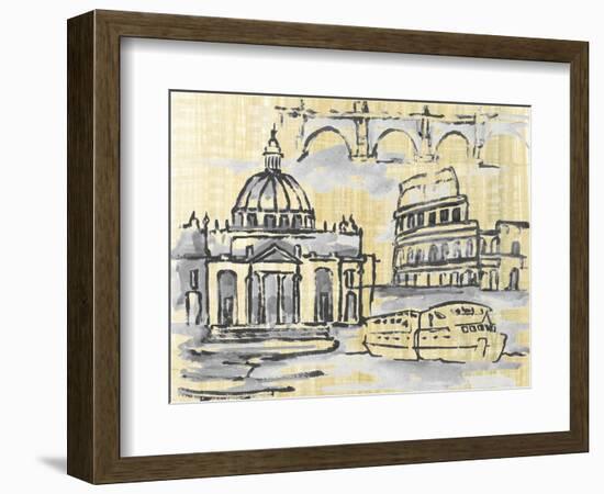 Cities III-Margaret Ferry-Framed Art Print