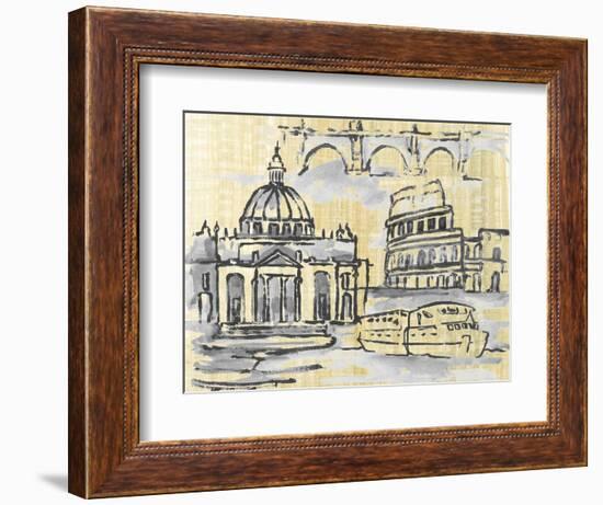 Cities III-Margaret Ferry-Framed Art Print