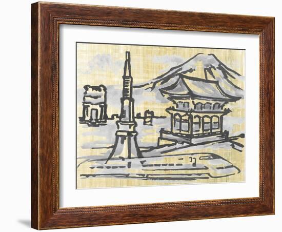 Cities IV-Margaret Ferry-Framed Art Print