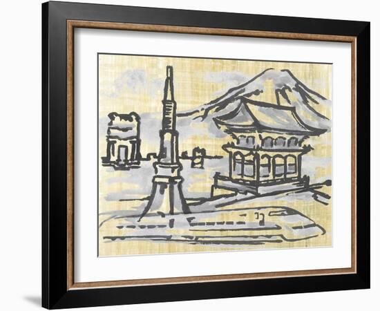 Cities IV-Margaret Ferry-Framed Art Print