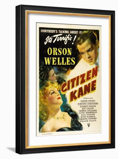 Citizen Kane, Directed by Orson Welles, 1941-null-Framed Giclee Print