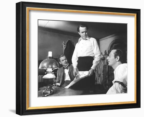 Citizen Kane, Joseph Cotten, Orson Welles, Everett Sloane, 1941-null-Framed Photo