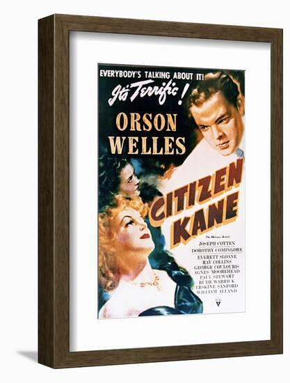 Citizen Kane - Movie Poster Reproduction-null-Framed Photo