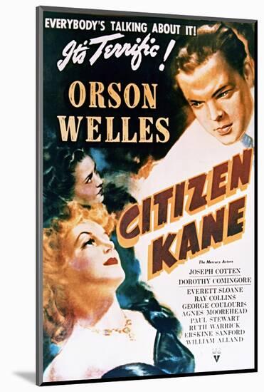 Citizen Kane - Movie Poster Reproduction-null-Mounted Photo