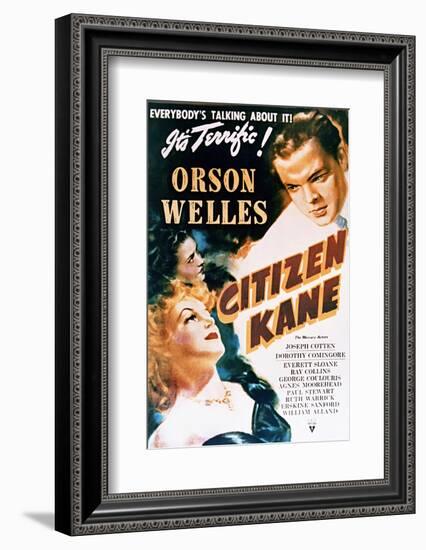 Citizen Kane - Movie Poster Reproduction-null-Framed Photo