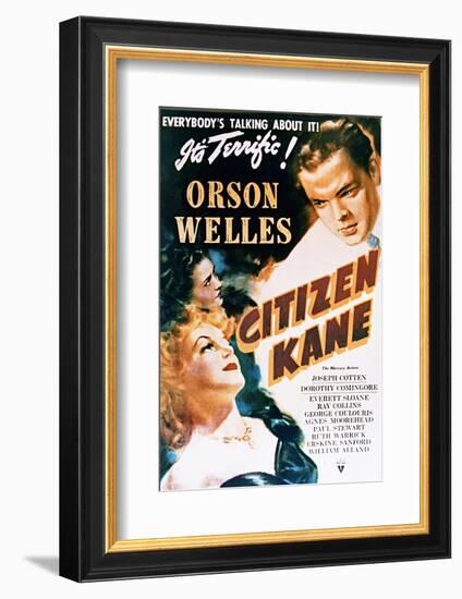 Citizen Kane - Movie Poster Reproduction-null-Framed Photo