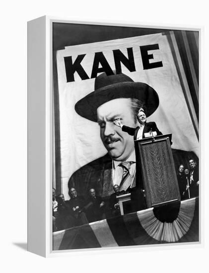 Citizen Kane, Orson Welles, 1941, Running For Governor-null-Framed Stretched Canvas