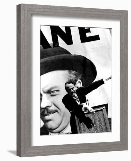 Citizen Kane, Orson Welles, 1941-null-Framed Photo