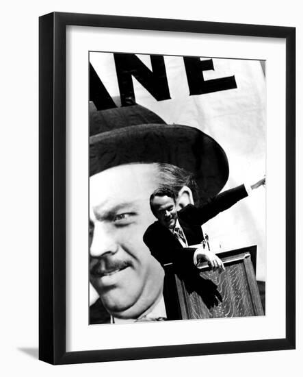 Citizen Kane, Orson Welles, 1941-null-Framed Photo