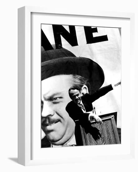 Citizen Kane, Orson Welles, 1941-null-Framed Photo