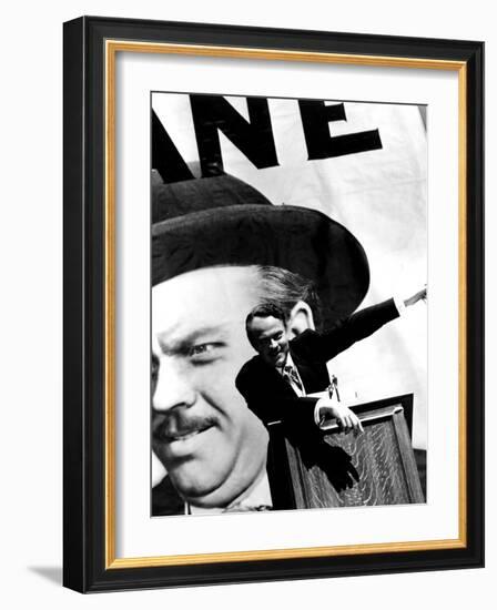 Citizen Kane, Orson Welles, 1941-null-Framed Photo