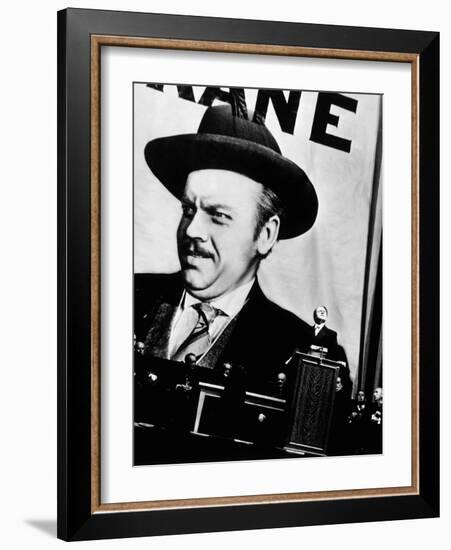 Citizen Kane, Orson Welles, 1941-null-Framed Photo