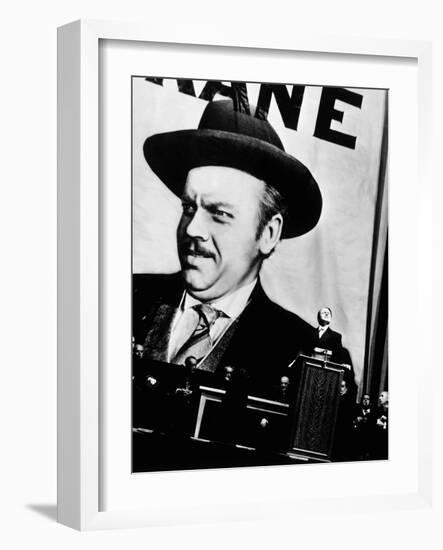 Citizen Kane, Orson Welles, 1941-null-Framed Photo