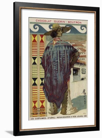 Citizen of Puebla, Mexico, 19th Century-null-Framed Giclee Print