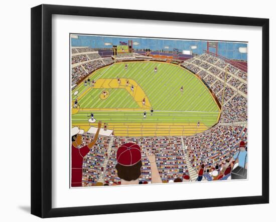 Citizens Bank Park 2012-Jonathan Mandell-Framed Giclee Print