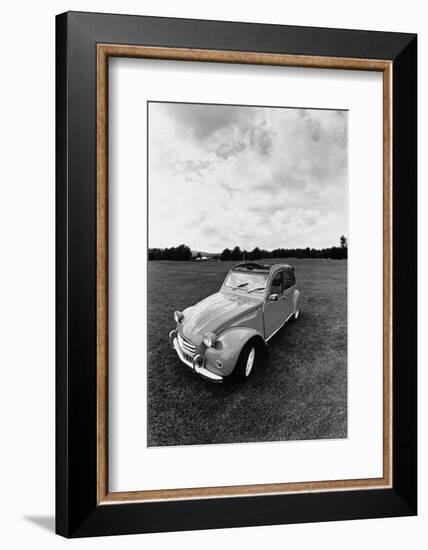 Citroen 2CV, Black and White Picture-Walter Bibikow-Framed Photographic Print