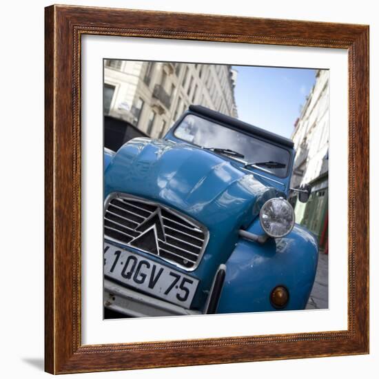 Citroen 2Cv Car in Paris, France-Jon Arnold-Framed Photographic Print