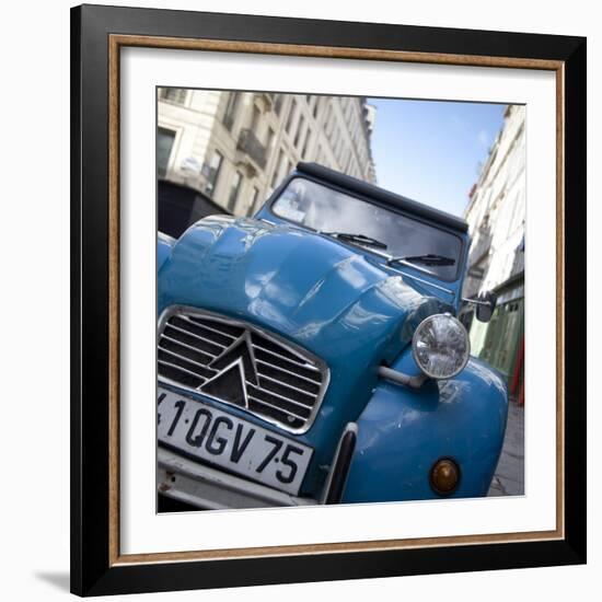 Citroen 2Cv Car in Paris, France-Jon Arnold-Framed Photographic Print