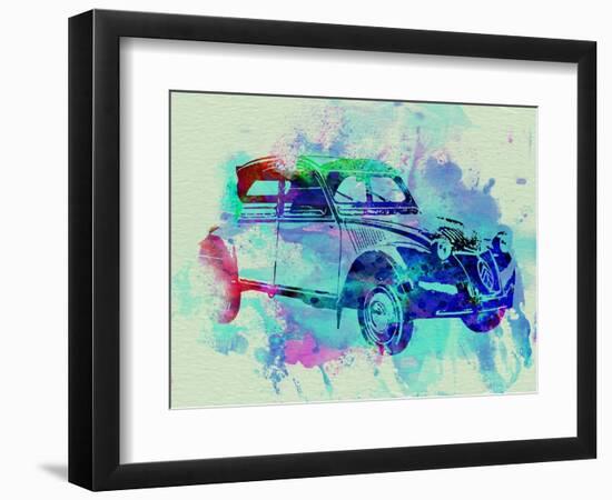 Citroen 2Cv-NaxArt-Framed Premium Giclee Print