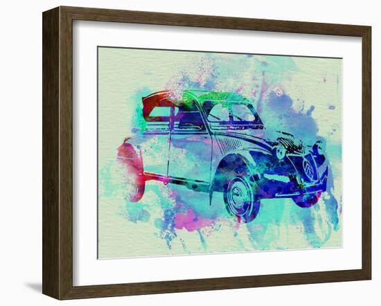 Citroen 2Cv-NaxArt-Framed Art Print